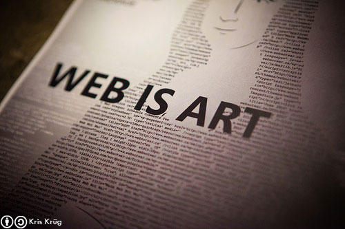 le web est art